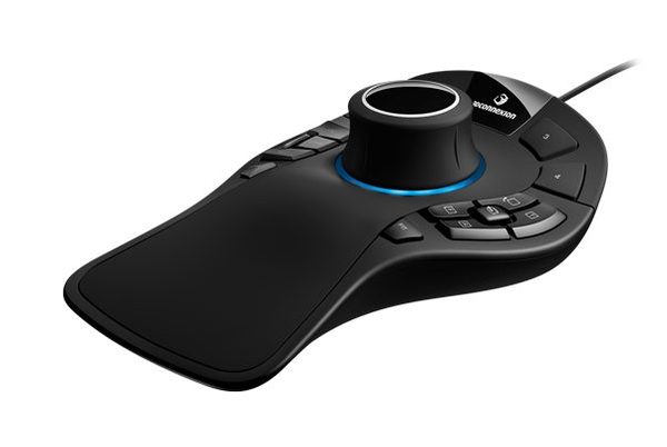 La souris 3D SpaceMouse Pro de 3Dconnexion.